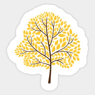 Autumn tree Sticker